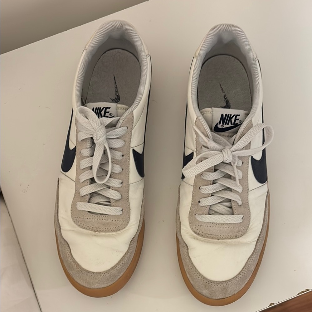 Nike Men's White and Gray Sneakers
